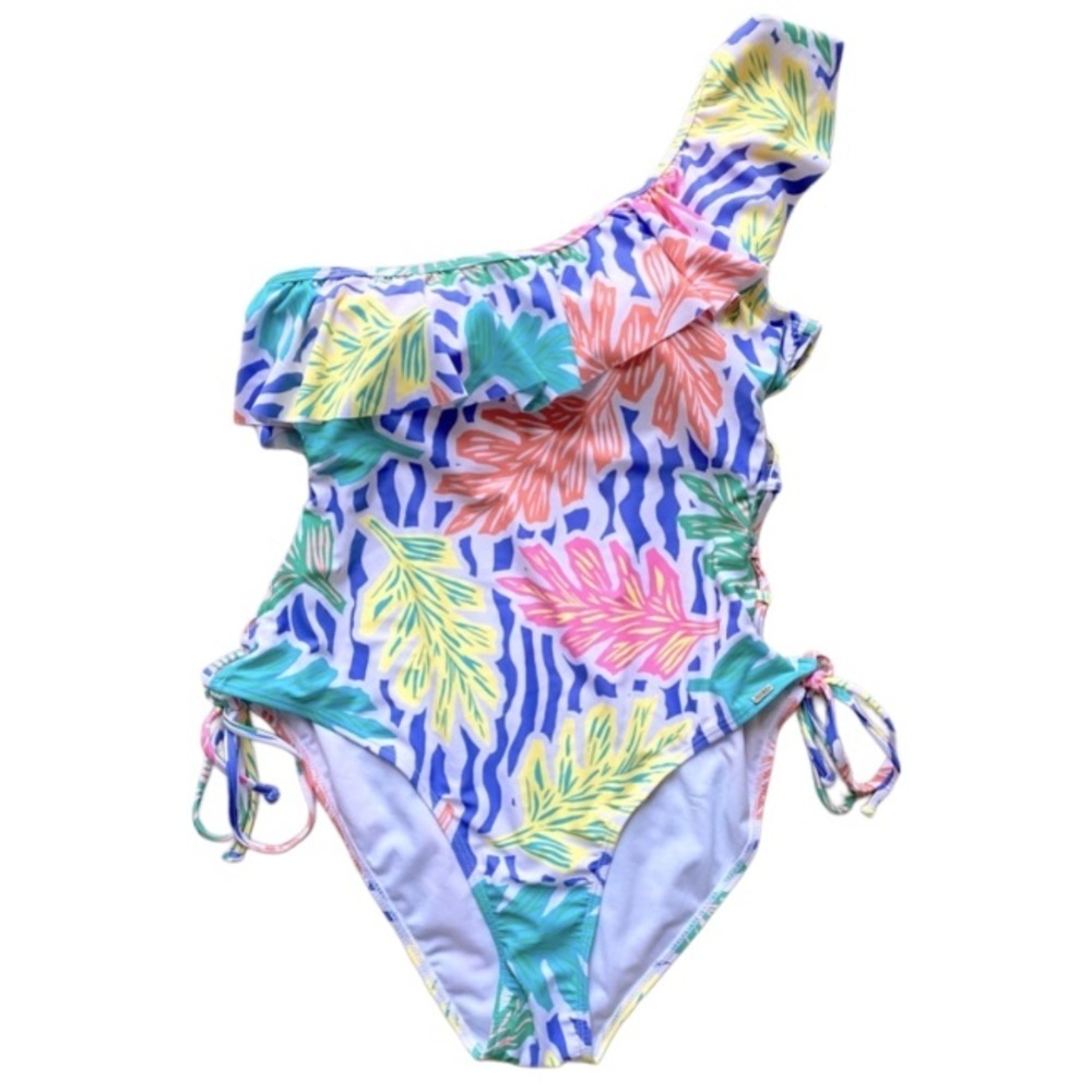 XOXO One Piece Tropical Bathing Suit 🏝️